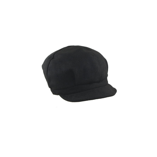 Black paperboy hat