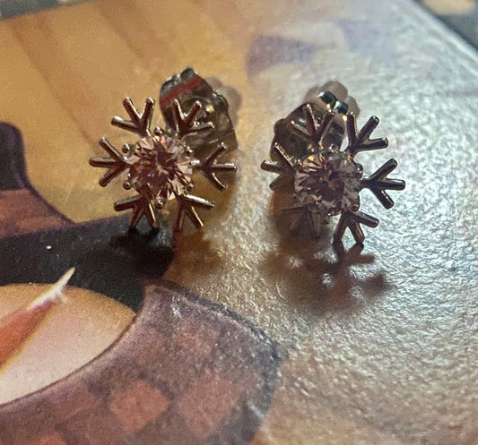 Snowflake Post Earrings